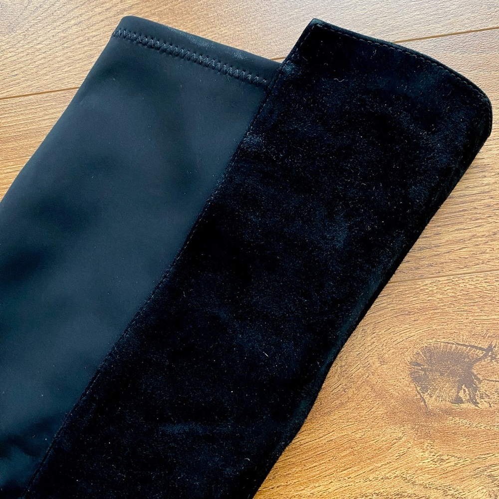 Wishbone Black Knee-High Women's Boots - Picture 5 of 5